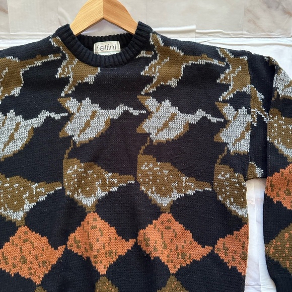 Fellini #Vintage 80s Knit Sweater - Picture 3 of 7